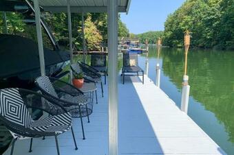 Resort-style Home On Tims Ford Lake, Steps To Dock
