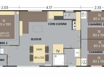 Chalet Saint-denis-du-maine, 4 Pi�ces, 6 Personnes - Fr-1-600-133