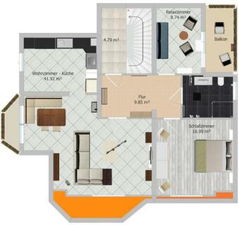 Apartamento Ferienwohnung Heymann