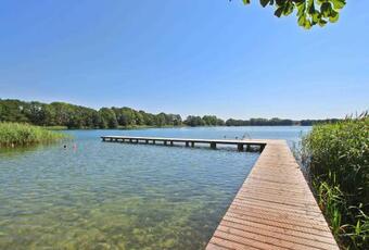 Einfache Camping Huette Kieve See