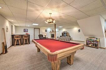 Inviting Lake Vue Lodge Home With Fire Pit And Deck