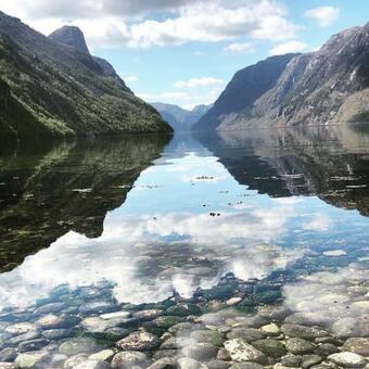 House With A Sea View, Boat And Fireplace