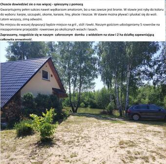 S?oneczny Domek Ze Stawem I W?dkowaniem