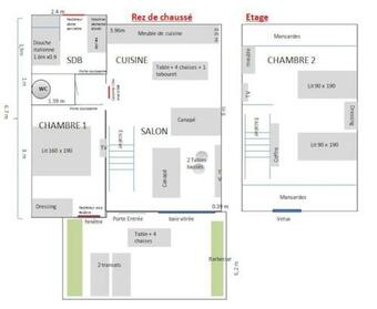 Maisonnette Individuelle Pour 4 Personnes 2 Chambres Terrasse - Design & Haute Qualit�