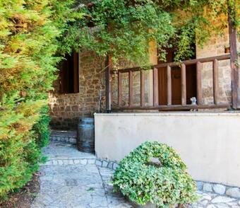 Traditional Stone Home With View