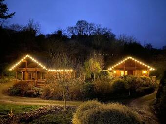 Apartamento Beautiful Log Cabin With Private Hot Tub