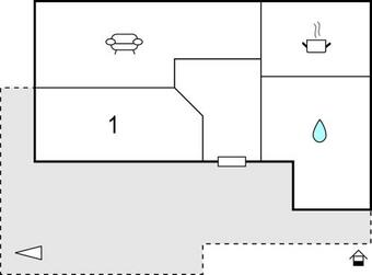 Beautiful Apartment In Hauge I Dalane With Sauna And 1 Bedrooms