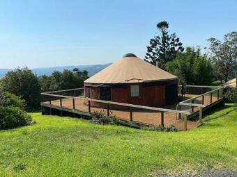Byron Bay Hinterland Luxury Yurt Escape Terracota