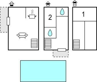 Nice Home In La-roque-sur-c�ze With Outdoor Swimming Pool, Wifi And 3 Bedrooms