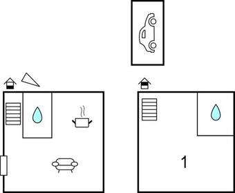 Awesome Home In B�lesta With Wifi And 1 Bedrooms