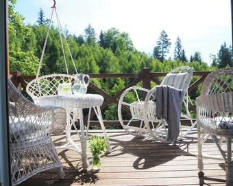 Chata Na Polanie Ze Stawem