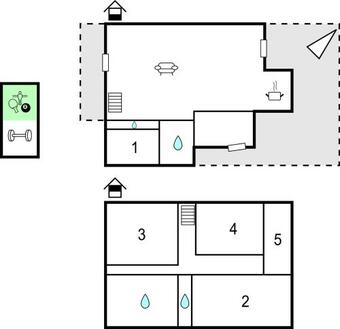 Nice Home In St Martin Des Pres With Wifi And 5 Bedrooms