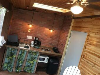 Tiny House With Kitchen Equipped With Essentials Near At The Volcano Park