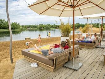 Beautiful Holiday Home Above The Water, In A Holiday Park In Limburg