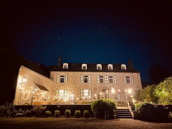 Castle In Ferrieres With Pond Garden